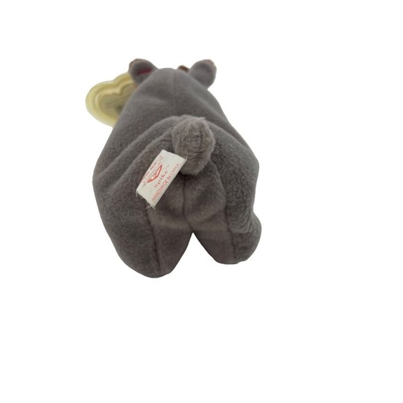 Spike the Rhinoceros Beanie Baby Vintage 1996 Retired Tush Tag Heart Tag in Case - Picture 8 of 17